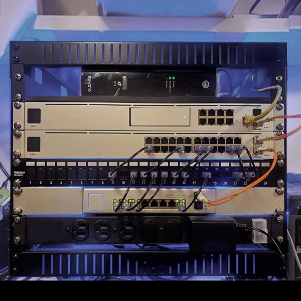 Fixed Universal Rack Tray Vented Shelves 1U Black for OEM Servers