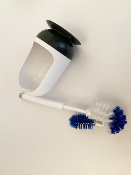 12x40cm Toilet Bowl Brush And Holder For Bathroom Storage PP Bristles