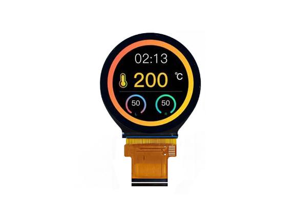 2.1 Inch Round tft lcd Display With 40pinSPI interface