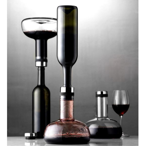 Взгляд Эко неэтилированного стеклянного графинчика вина элегантный дружелюбное для Рестарент/партии