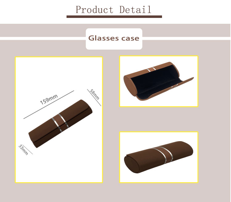 Стекла пакуя случай Eyeglass утюга кожаный Handmade