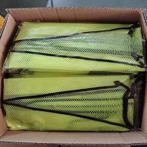 Colete refletivo de malha verde Unidade de peso 40g Instalações de segurança rodoviária