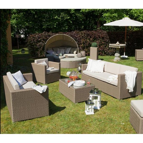 Hotel Poly Rattan wicker Patio Furniture Aluminium Outdoor Garden sofa sets