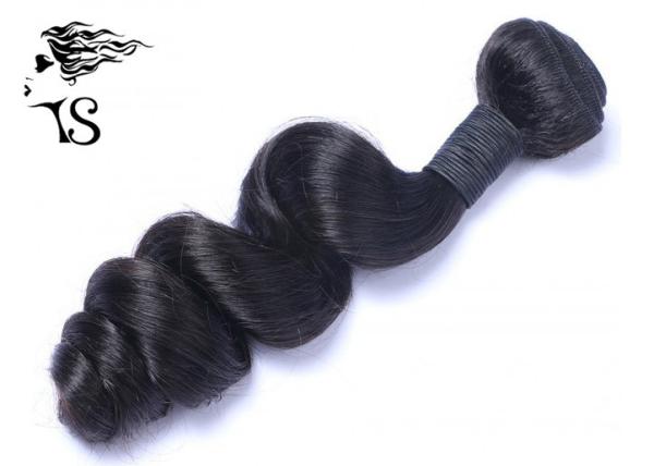 100% Brazilian Virgin Human Hair Bundle , 7A Loose Wave Hair Weaving Extensions