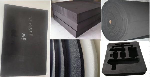 Wear Resistant Black EVA Foam Sheet Heatproof Multipurpose Eco Friendly