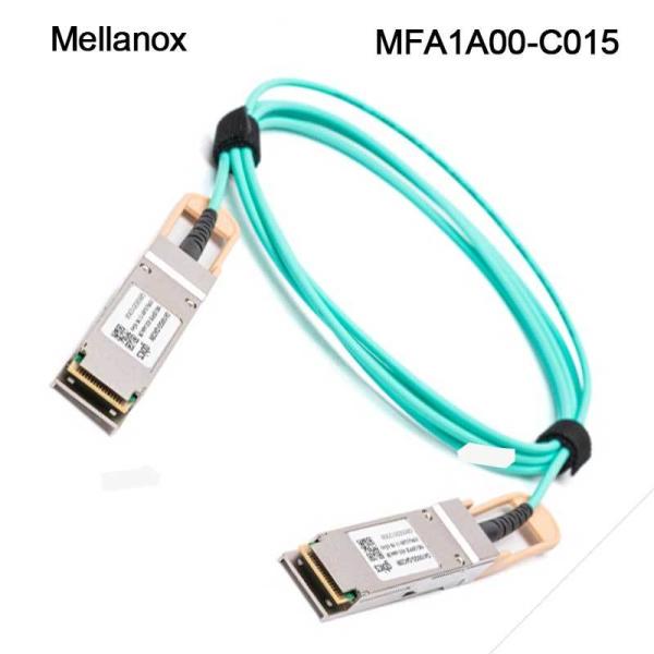 câble Ethernet MFA1A00-C015 15m de 100GbE QSFP LSZH Mellanox AOC