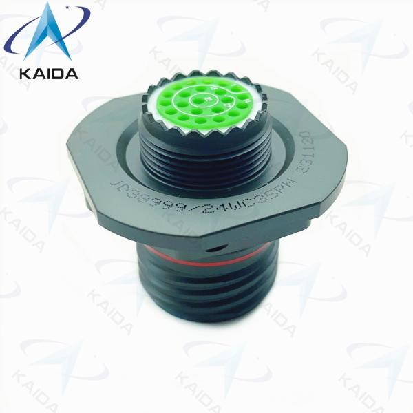 22 Male Pins MIL-DTL-38999 Connector Iii Olive Green Cadmium D38999 24WC35PN