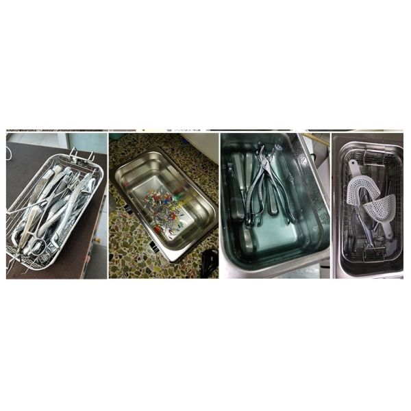 20L Medical Ultrasonic Cleaner with Concave Surface Stainless Steel 304 Tank Mechanical Control