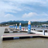 Pontoon flottant en alliage d'aluminium