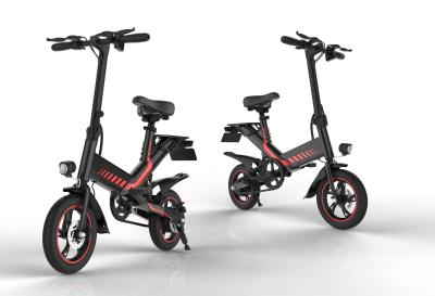Multi Functional Full Size Folding Bike 14 Inch Aviation Aluminium Alloy 400W Motor Power