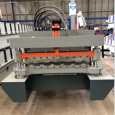 Telha vitrificada ajustável para rolar o rolo anterior do painel do telhado de telha da etapa da máquina que forma o aço da cor da máquina