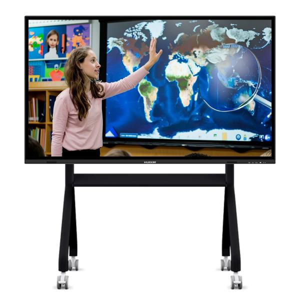 Affichage tactile 4K Interactive Smart Board Station de travail tout-en-un Parfait pour les réunions technologie tactile IR précise 20 points tactiles