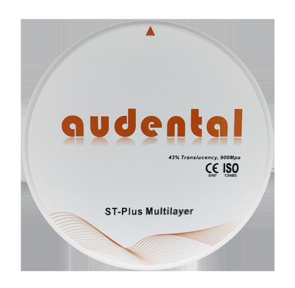 Bloc de zircone multicouche ST/DST Plus pour laboratoire dentaire avec haute translucidité pour laboratoire dentaire
