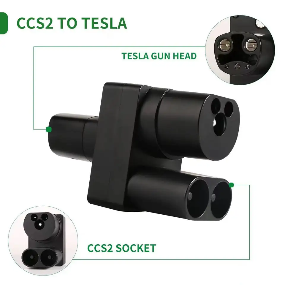 16A 32A тип 2 на GB/T тип 1 j1772 на Type2 ccs1 ccs2 на Schuko электрический автомобиль адаптер для Tesla