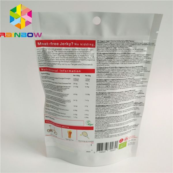 Bolsas plásticas de diverso tamaño que empaquetan el Ziplock del polvo de la proteína para el cuerpo Skrab de la vainilla del chocolate