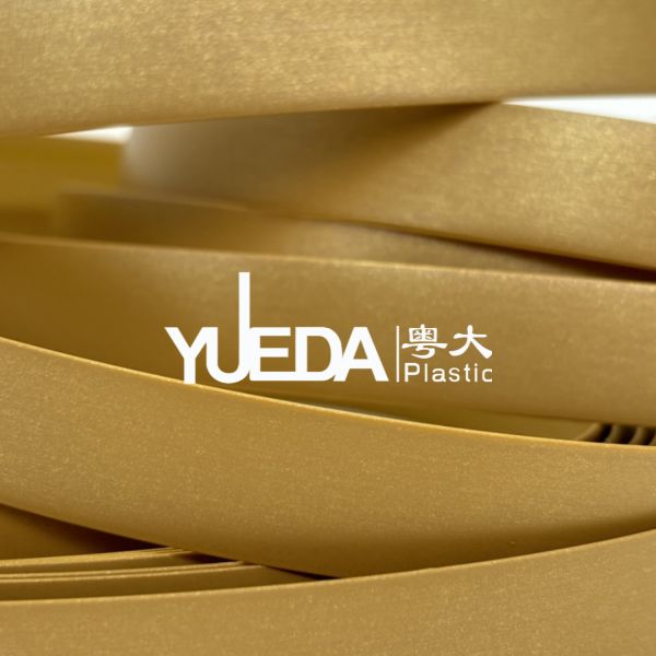 Luxurious Golden Color Cupboard Edge Strips With Delicate Surface Texture