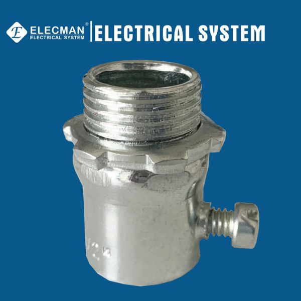 Steel EMT Connector Set Screw Type 1/2 In.