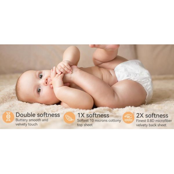 Ultra Thin Super Absorbing Baby Diapers Nappies All Sizes Baby Nappy