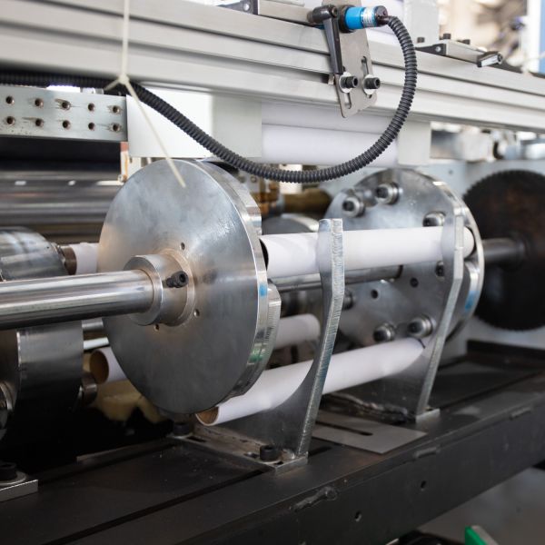 5Máquina de recorrido de película de corte de extremo eléctrico de 5 kW para la impresión de papel de aluminio