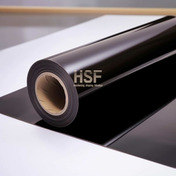 Прозрачные пленки ПЭТ с линейкой 75um черного флуоросиликона