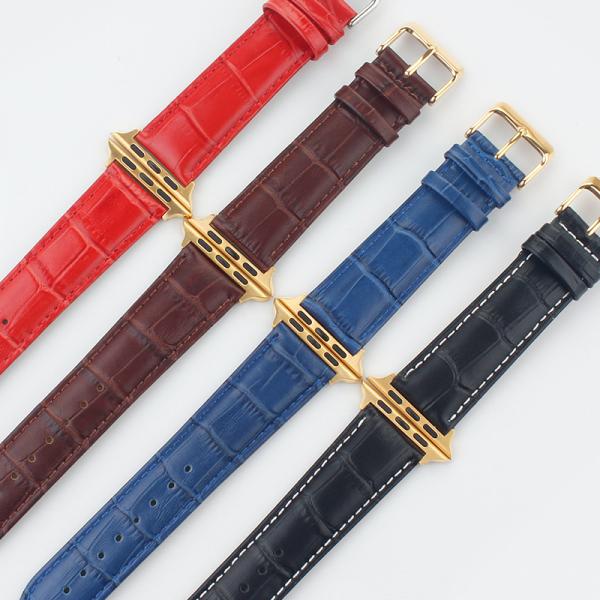ALK Band for Apple Watch Series 4strap 38 40 42 44mm Watchbands Belt Watch Accessory Bracelet for Iwatch  Genuine Leathe