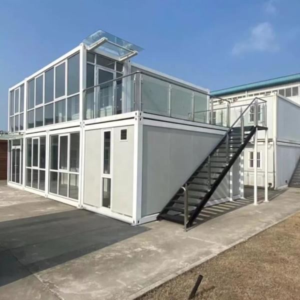 Zontop Modern Luxury Quick Concrete Construction Fast Build Steel Structure  House Plan Prefab House Container House