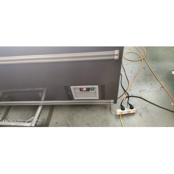 Digital Control Sliding Door Chest Freezer 220V Auto Defrost