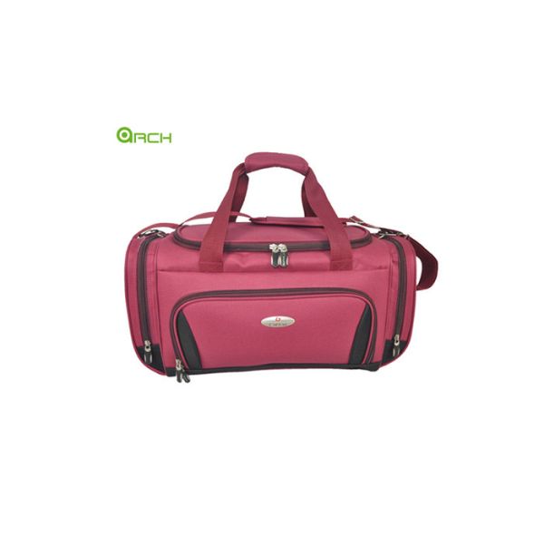 Travel Duffle Bag with One Front Pocket and Two Side Pockets