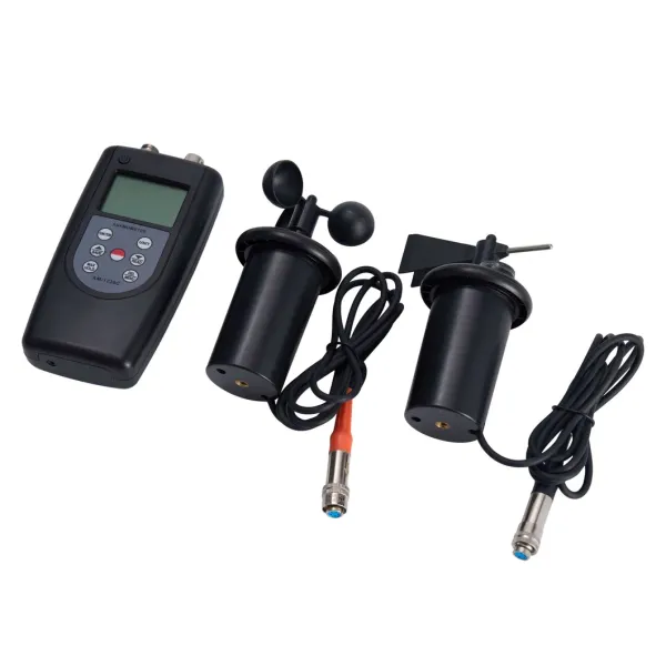 AM-1236C 4 Digit LCD Wind Speed Anemometer with 3 Cup Anem Precision Thermistor