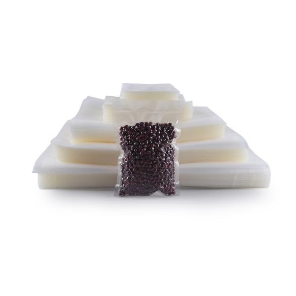 Poly Nylon Vacuum Resealable Food Bags Embossing Heat Sealing Plastic Pouches