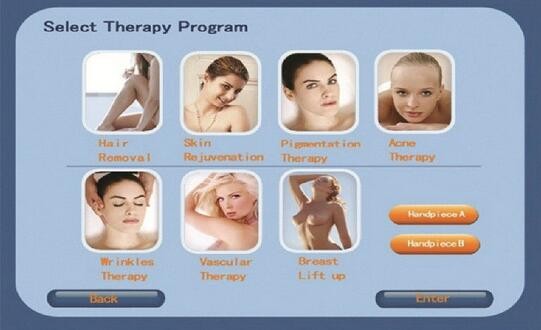 ce approval! opt shr ipl hair removal manual ipl machine