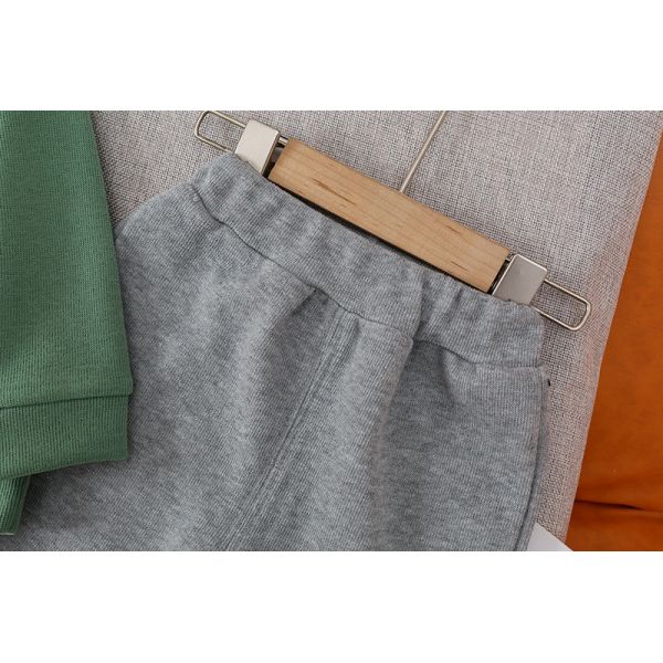 Children'S Outfit Sets Children Long-Sleeved Sets Polo Collar Top Sets