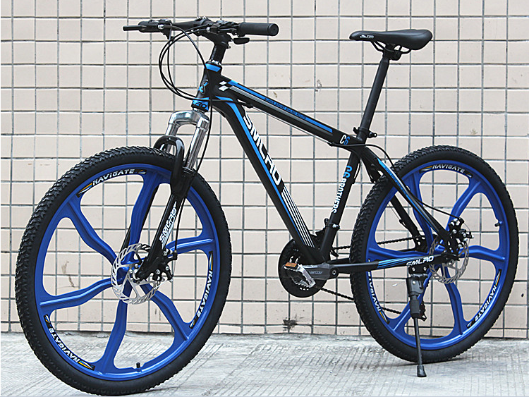 6 Blade Integrated Wheel 26 Inch Lightweight Aluminum Mountain Bike