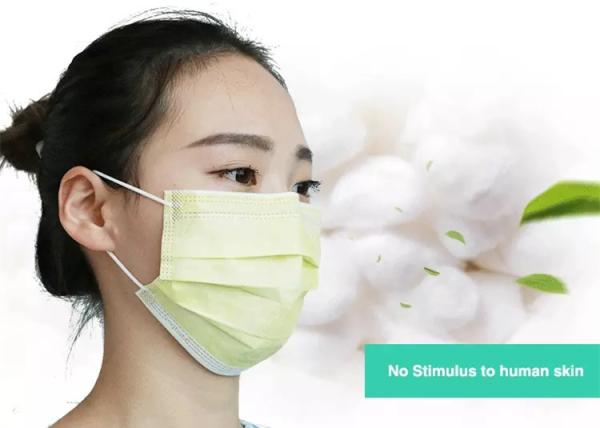 Surgical Medical Mouth Mask 3ply With Earloop Dust Protection Skin Friendly