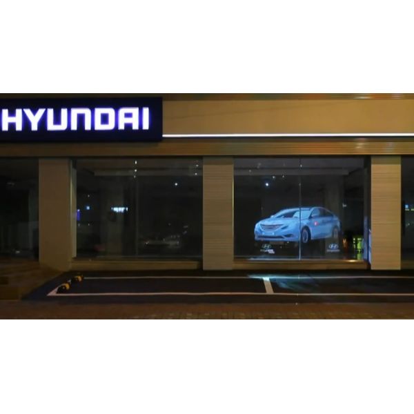 фильм экрана прозрачного фильма задней проекции 100um голографический для окна магазина