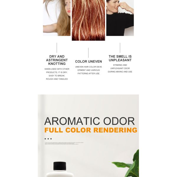 Salon-Grade Professional Hair Lightening Set – Powder & Cream + Hydrogen Peroxide, Permanent Long-Lasting Color, No Irritation