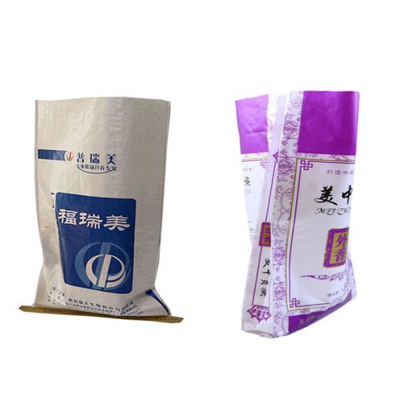 Heavy Duty Woven Polypropylene Feed Bags With Gussets Tear Resistant