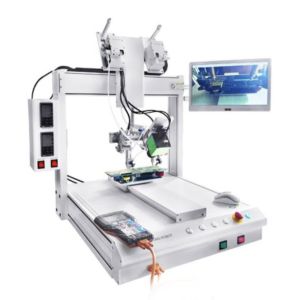 LCD Display Automated Soldering Systems 100W PCB Board Soldering Machine User Friendly