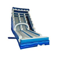Glissière gonflable de parc aquatique d'arrière-cour polychrome pour l'adulte