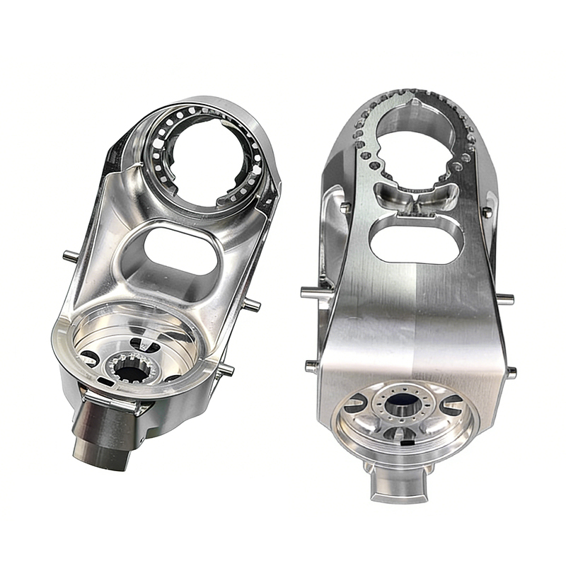 High Strength Titanium CNC Machining Parts Robotic Joint Housing Light Weight Robot Structural Parts