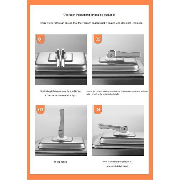 Sustainable Food Processing Vacuum Marinator for Commercial Meat Marination