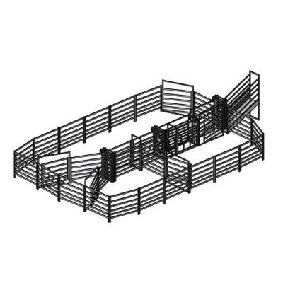 rebanhos animais galvanizados círculo de 1.6mm que cercam 42mm 32mm OD