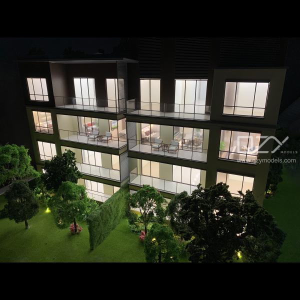 Projeto de Arquitetura Residencial Modelo da Cidade Villa Península de Shenzhou 1/25