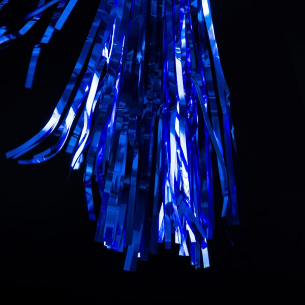 Decoración moderna de la fiesta de cumpleaños Cortina de lluvia de mosaico de colores