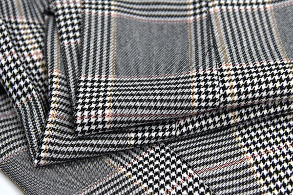 Light Gray CHECK Mens Slim Fit Suit Trousers Office Business Classic