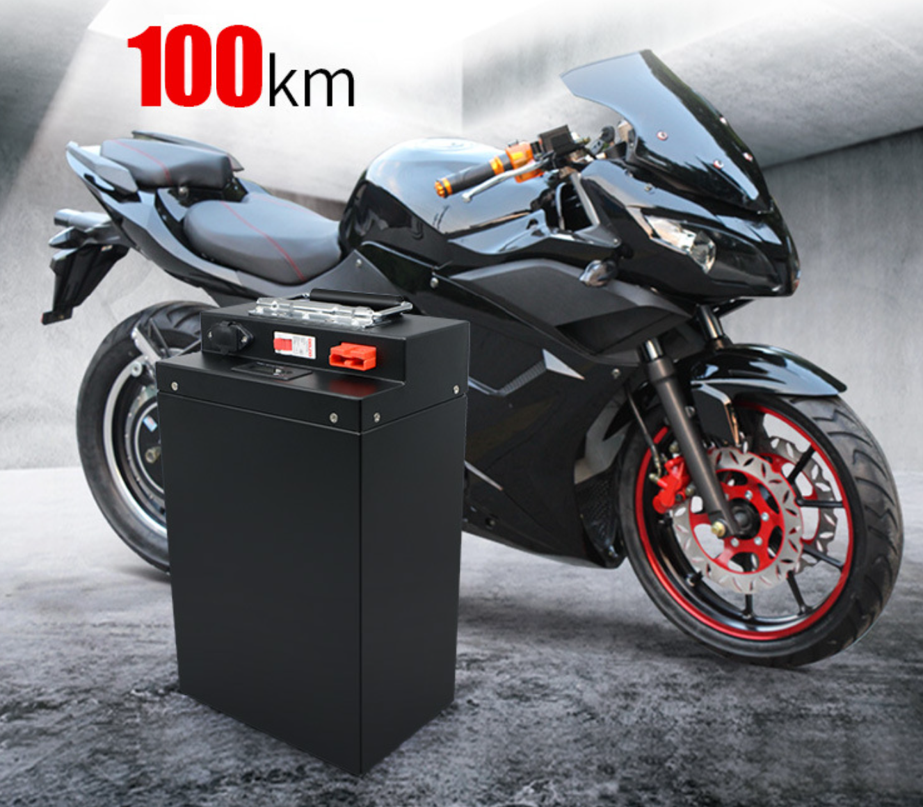 Batería de litio recargable de 60V 40Ah para motocicletas Rickshaw Tuk Tuk Vehículo de energía verde