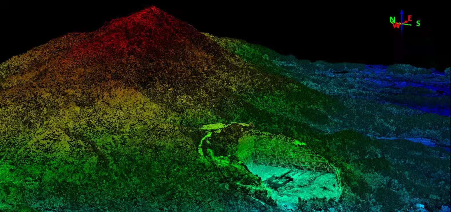 Лазерное сканирование VTOL Uav Lidar Scanner Пять эхо-траекторий Lidar Scanner Drone