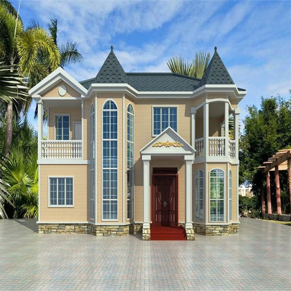Luxury Multi Storey Light Steel Villa Prefab Fast Assembly Light Steel Structure Villa