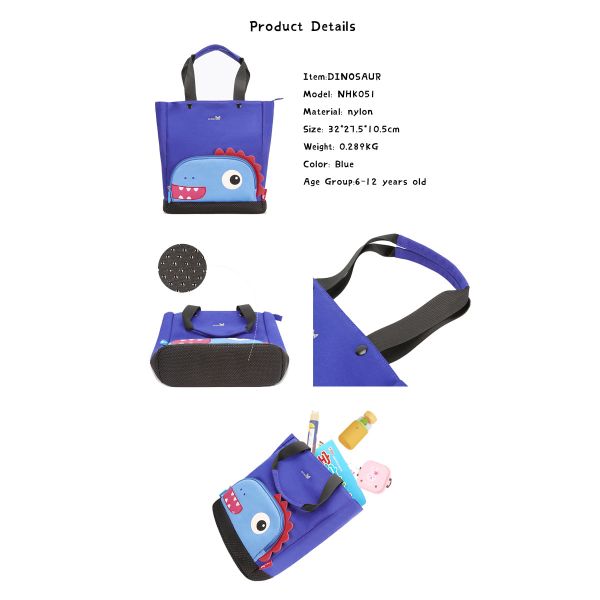 NHK051 Nohoo primary school tutor bag nylon children's handbag