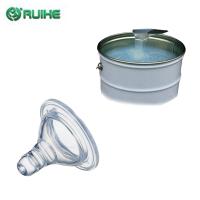 Rivage liquide A de la dureté 50 de transparent en caoutchouc de silicone de mamelons de bébé haut